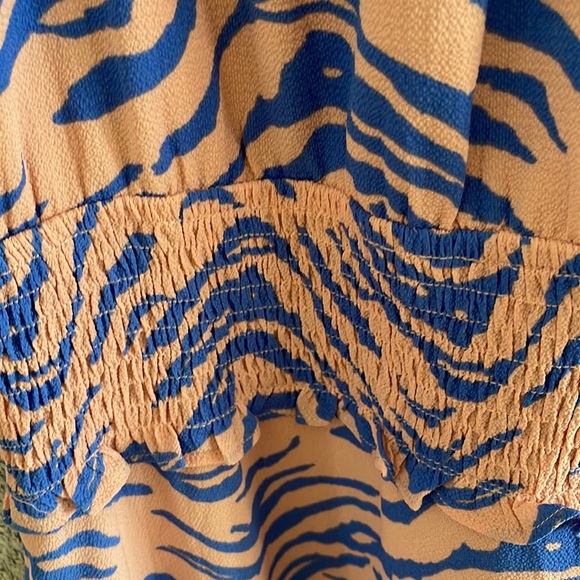 Buddy Love Dress Zebra Blue Pink Large - Picture 8 of 9